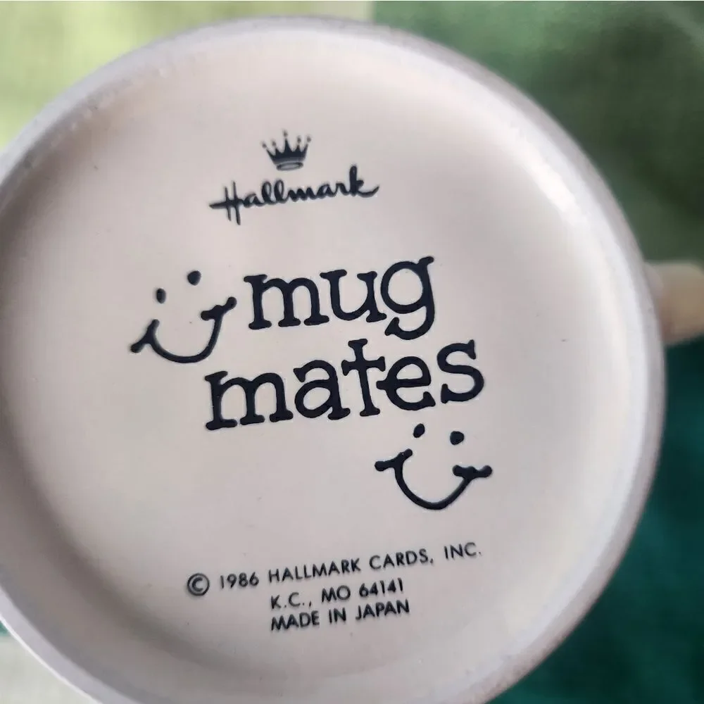 Vintage Hallmark Cards Mug Mates A Friend Friendship Coffee Tea Cup Mug & Lid